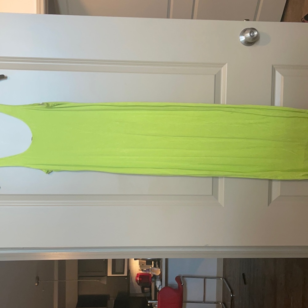 Bright Neon Green Bodycon Dress